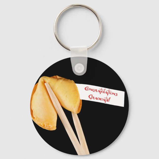 Congratulations Graduate! Fortune Cookie Key Ring (Front)