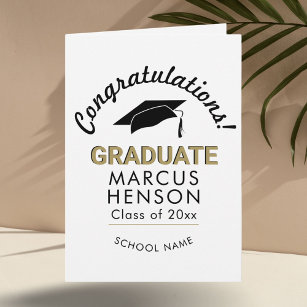 Congratulations Graduate Graduation Cap Card