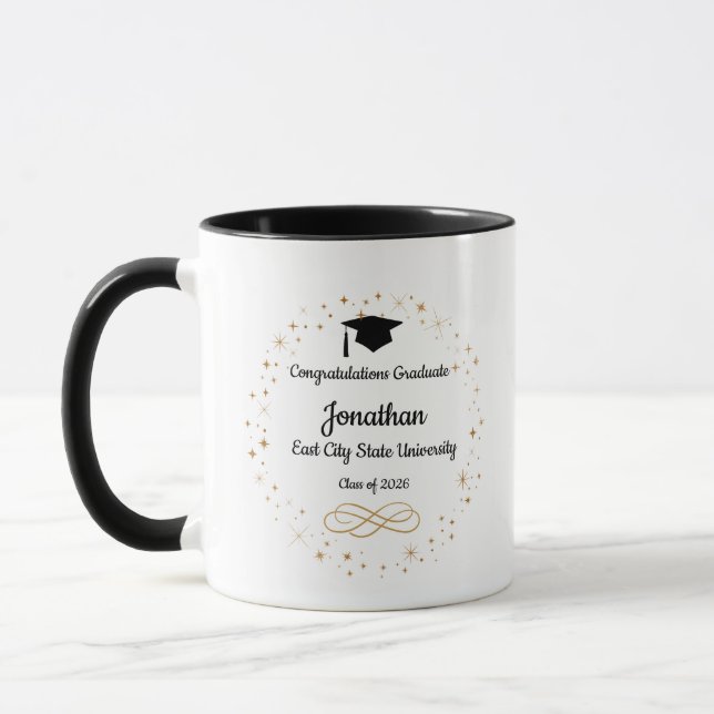 Congratulations Graduate! Graduation Coffee Mug (Left)