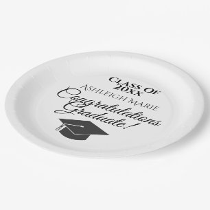 Congratulations Graduate Graduation Party Paper Plate