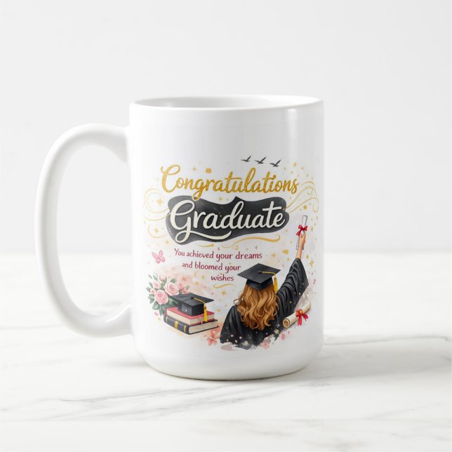 Congratulations Graduate Mug Gift Idea (Left)
