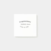 Congratulations graduate name class of 20XX type w