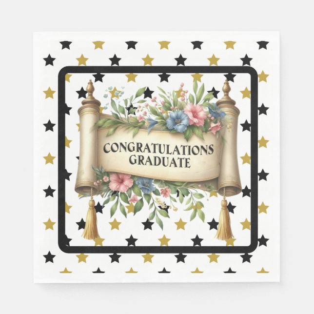 Congratulations Graduate Napkin (Front)