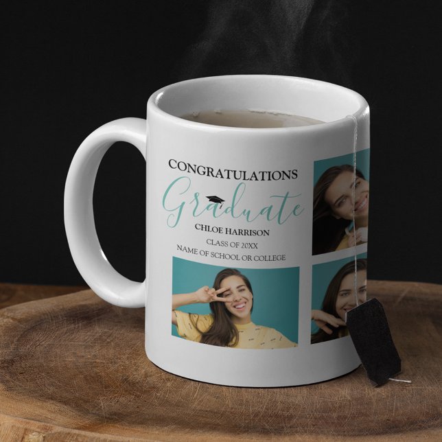 Congratulations Graduate Photo Collage Coffee Mug (Creator Uploaded)