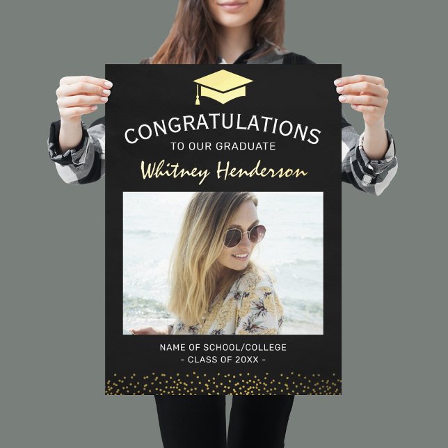 Congratulations Graduate Photo Foil Prints (Creator Uploaded)