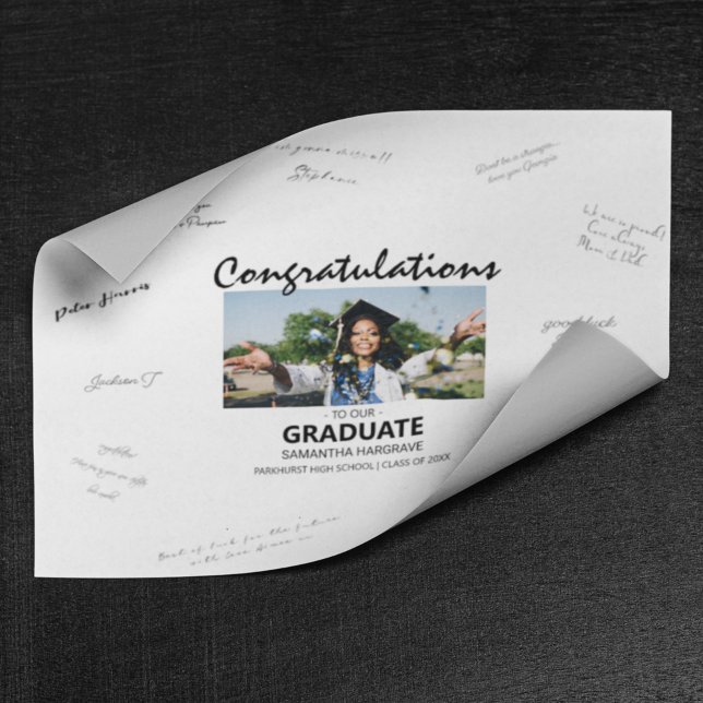 Congratulations Graduate | Photo Guest Signature Poster (Creator Uploaded)