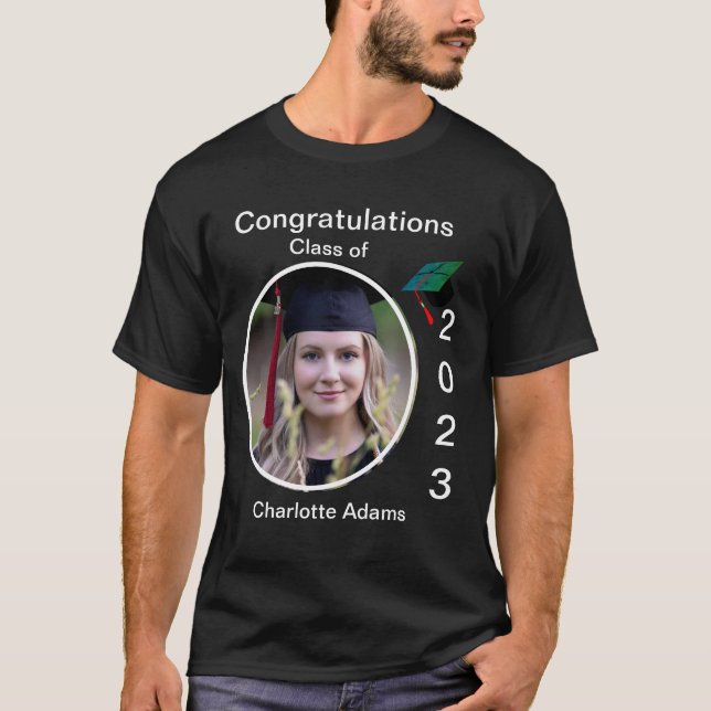 Congratulations Graduate Photo T-Shirt (Front)