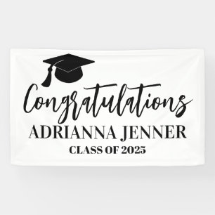 Congratulations Graduate Simple Modern Script Banner