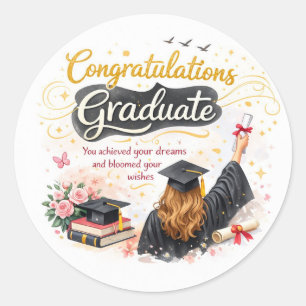 Congratulations Graduate Sticker Gift Idea