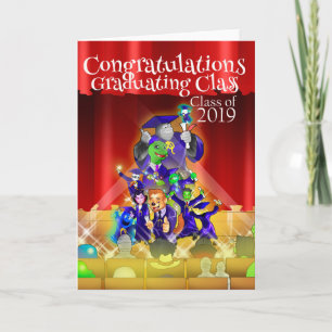 Congratulations Graduating Class Greeting Card 201