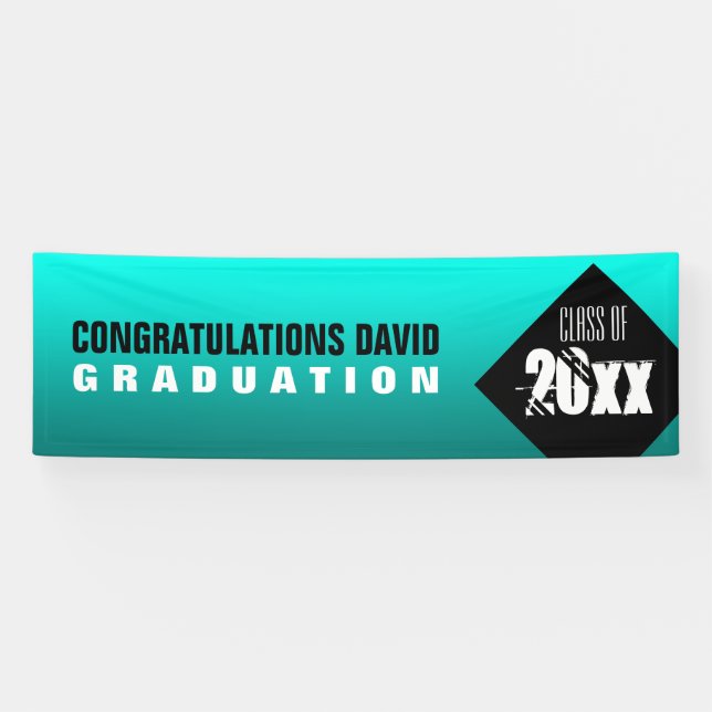 Congratulations Graduation 2018 Custom Banner (Horizontal)