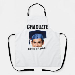 Congratulations graduation add name year text apron