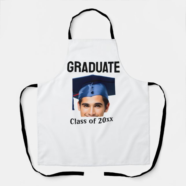 Congratulations graduation add name year text  apron (Front)