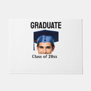 Congratulations graduation add name year text  doormat