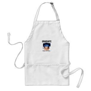 Congratulations graduation add name year text standard apron