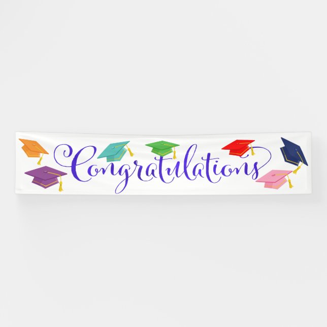 Congratulations Graduation Banner (Horizontal)