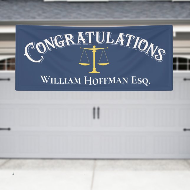 Congratulations Graduation Lawyer Banner (Creator Uploaded)