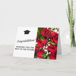 Congratulations Graduation Roses Card