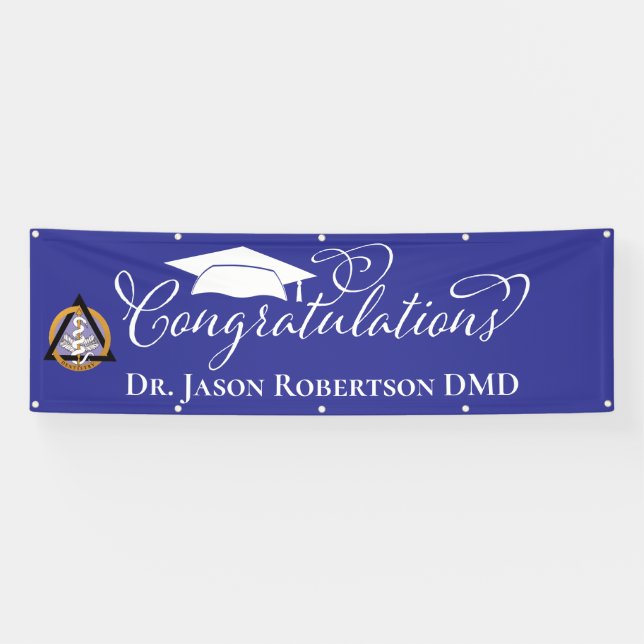 Congratulations Gradudation Dentist Dental Banner (Horizontal)
