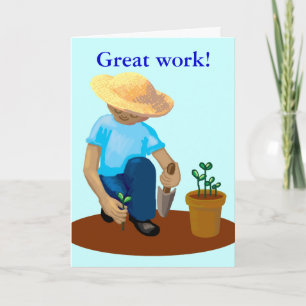 congratulations - great work card