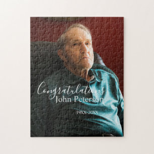 Congratulations home inauguration retirement name  jigsaw puzzle