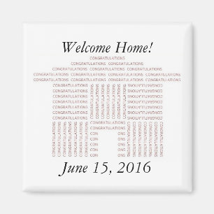Congratulations House Custom Magnet
