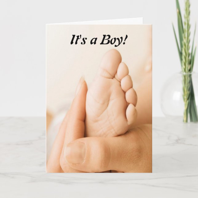 congratulations It's a Boy! Card (Front)
