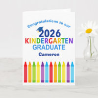 Congratulations Kindergarten Graduate Customizable