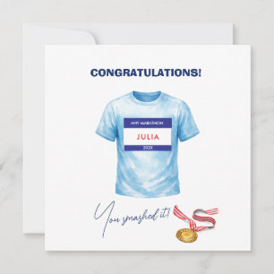 Congratulations Marathon Runner  Card