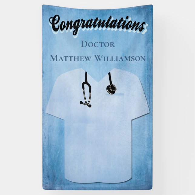 Congratulations Medical School Banner (Vertical)