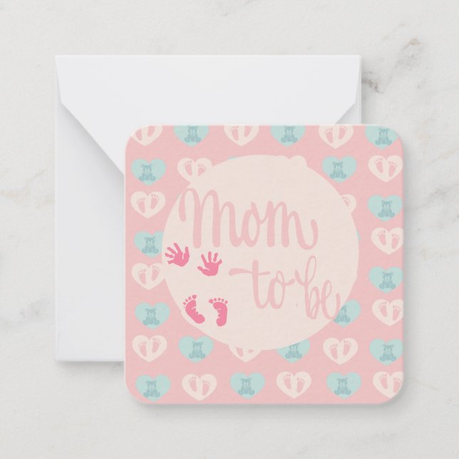 Congratulations : Mom to be Card (Front)