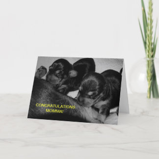 CONGRATULATIONS MOMMA! CARD