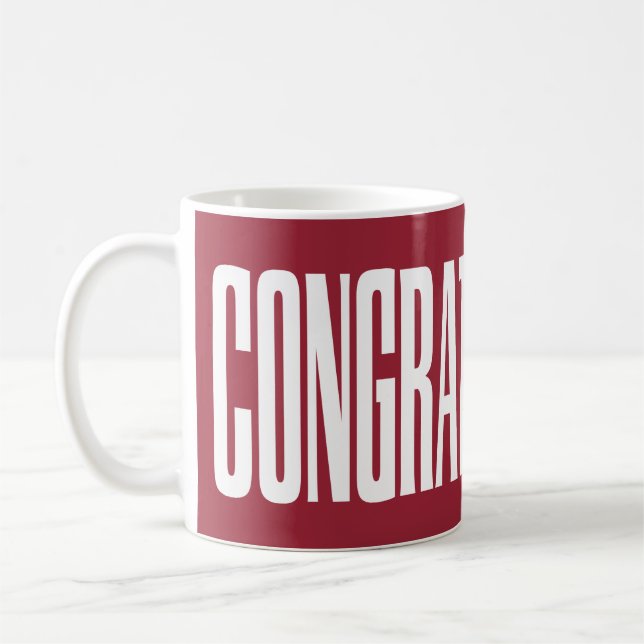 Congratulations mug (Left)