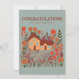 CONGRATULATIONS New Home Housewarming Farmhouse  Card