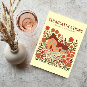 CONGRATULATIONS New Home Housewarming Farmhouse  Card