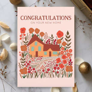 CONGRATULATIONS New Home Housewarming Farmhouse  Card