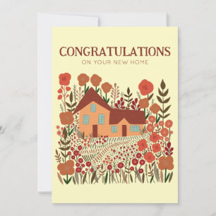 CONGRATULATIONS New Home Housewarming Farmhouse Card