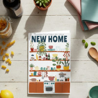 CONGRATULATIONS NEW HOME MOVING Cute Kitchen
