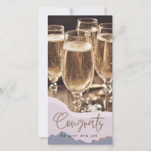 Congratulations New Job Modern Elegant Congrats