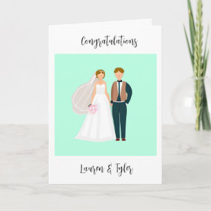 Congratulations New Marriage   Personalised Card