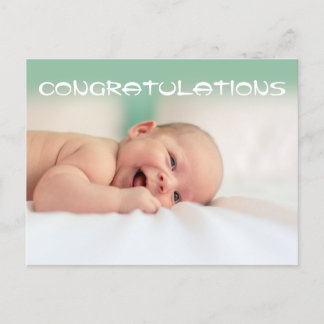 Congratulations Newly Born Baby Postcard