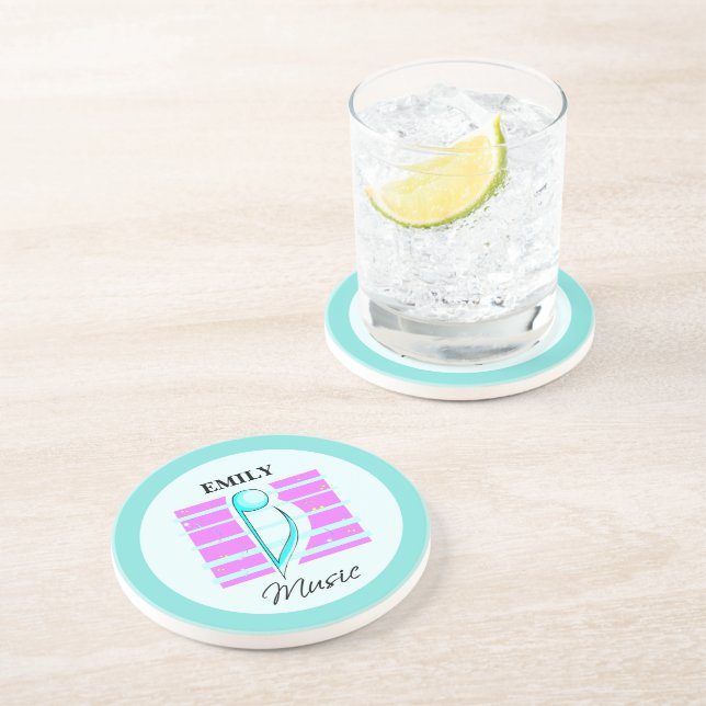 Congratulations Note, Musical Performance Coaster (Side)