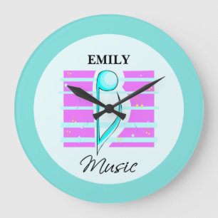 Congratulations Note, Musical Performance Large Clock