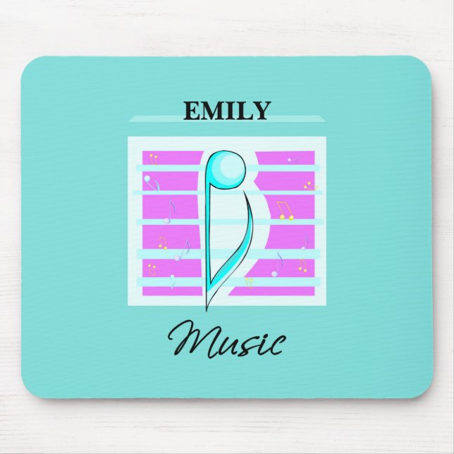 Congratulations Note, Musical Performance Mouse Pad (Front)