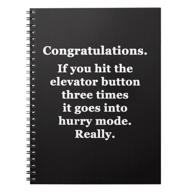 Congratulations Notebook (Front)