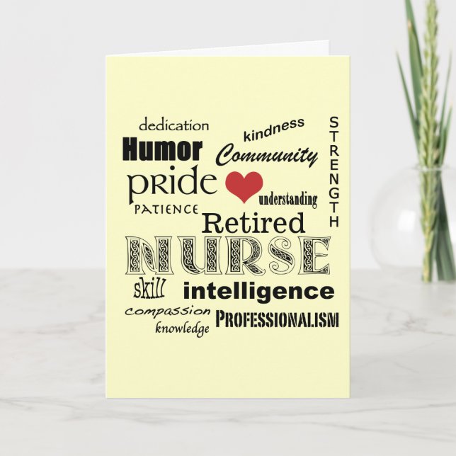 Congratulations Nurse Retirement! Card (Front)