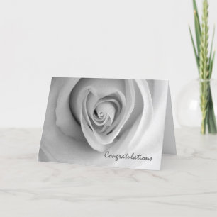 Congratulations on Anniversary Heart Shaped Rose Card