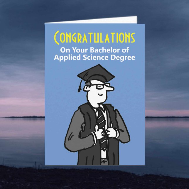 Congratulations on Bachelor of Applied Science Card (Creator Uploaded)
