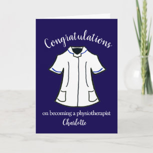 Congratulations on becoming a physiotherapist card