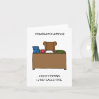 Congratulations on Becoming Chief Executive